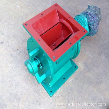 Uniform feeding gas lock valve in flour mill